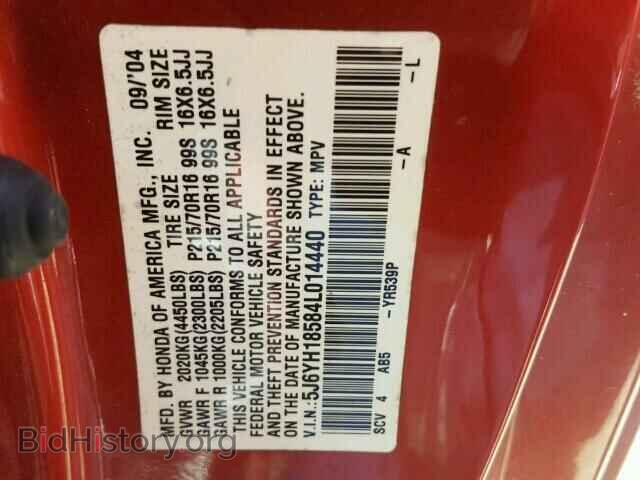 2004 HONDA ELEMENT - VIN: 5J6YH18584L014440 - Фото 10