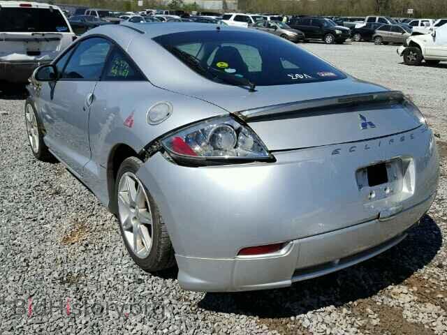 2007 MITSUBISHI ECLIPSE - VIN: 4A3AK34T17E019347 - Фото 3