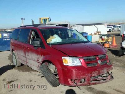 2010 Dodge CARAVAN Grand Cara, red — VIN 2D4RN4DE8AR168078, Copart