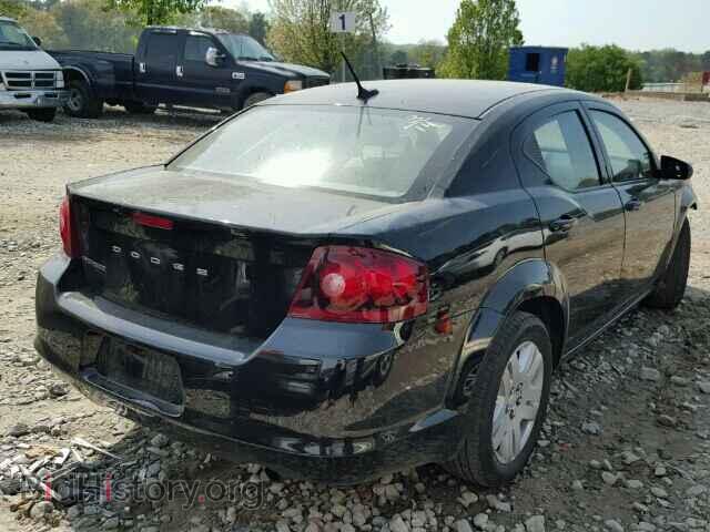 2013 DODGE AVENGER - VIN: 1C3CDZAB7DN628768 - Фото 4
