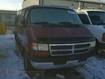 1996 Dodge RAM VAN RAM Van B2, темно-бордовый — VIN 2B6HB21Z2TK190686, Copart