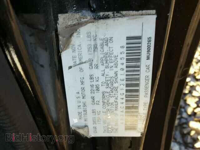 2003 MITSUBISHI ECLIPSE - VIN: 4A3AC44G13E104558 - Photo 10
