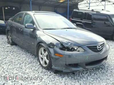 2005 Mazda 6 MAZDA6S, серый — VIN 1YVHP84D155M12510, Copart