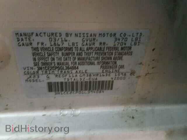2016 NISSAN VERSA - VIN: 3N1CE2CP0GL394084 - Photo 10