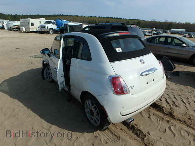 2012 FIAT 500 - VIN: 3C3CFFDR2CT199166 - Фото 3