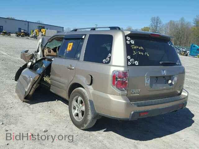 2006 HONDA PILOT - VIN: 2HKYF18716H516792 - Фото 3