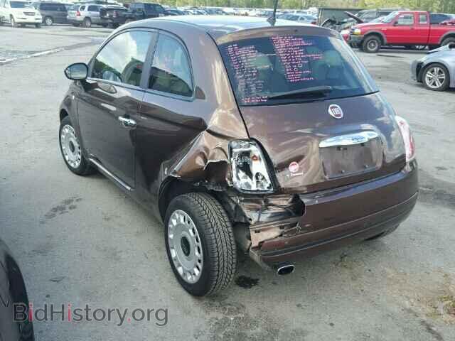 2013 FIAT 500 - VIN: 3C3CFFAR3DT544758 - Фото 3