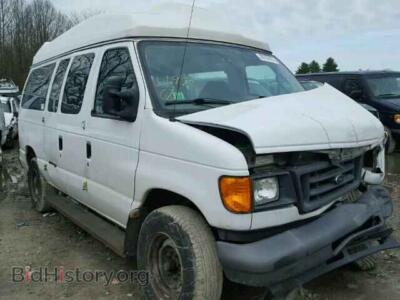 2007 Ford ECONOLINE, white — VIN 1FTNE24W07DA63331, Copart