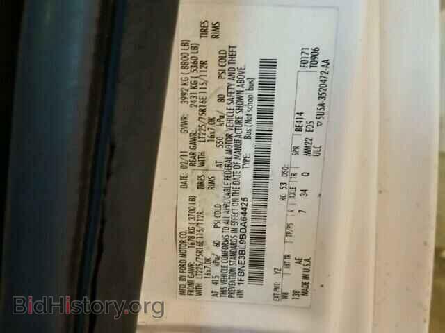2011 FORD ECONOLINE - VIN: 1FBNE3BL9BDA64425 - Photo 10