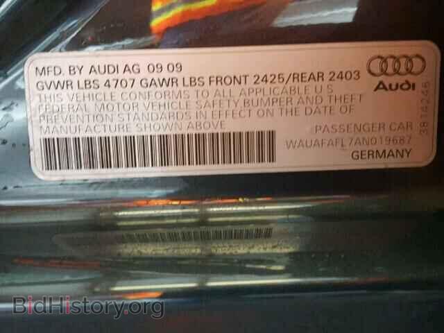 2010 AUDI A4 - VIN: WAUAFAFL7AN019687 - Фото 10