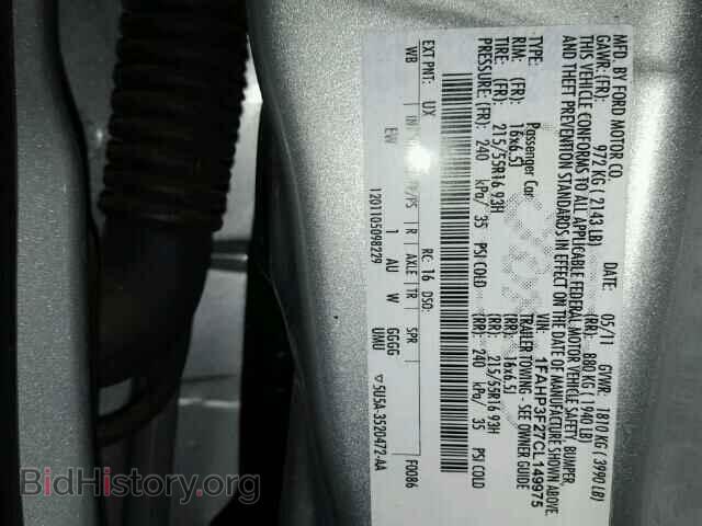 2012 FORD FOCUS - VIN: 1FAHP3F27CL149975 - Photo 10