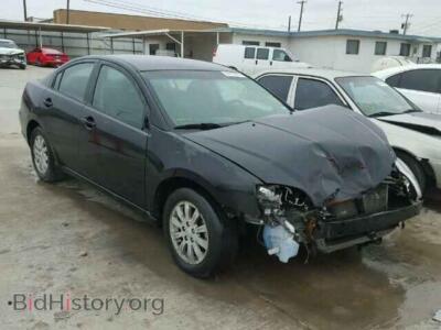 2012 Mitsubishi GALANT Galant FE, черный — VIN 4A32B2FFXCE022702, Copart