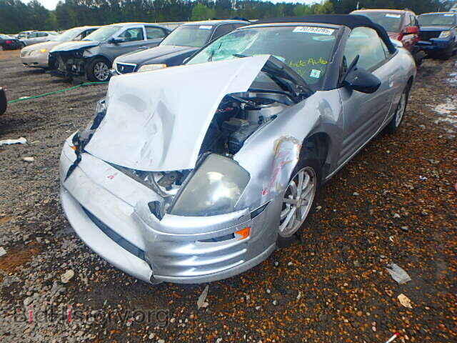 2001 MITSUBISHI ECLIPSE - VIN: 4A3AE45G61E063866 - Фото 2