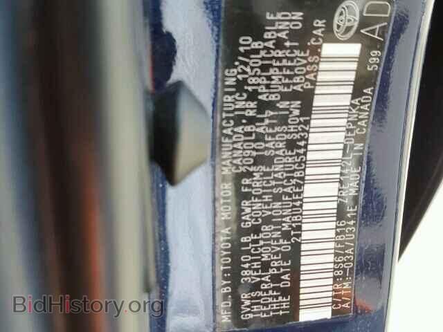 2011 TOYOTA COROLLA - VIN: 2T1BU4EE7BC544321 - Фото 10