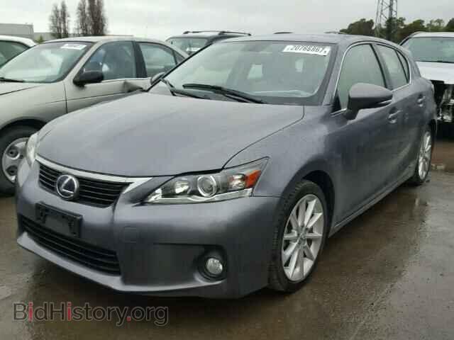 2012 LEXUS CT 200 - VIN: JTHKD5BH6C2061325 - Фото 2
