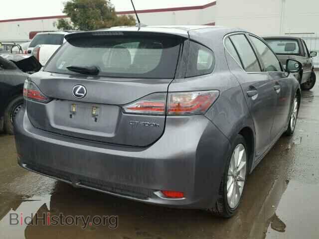 2012 LEXUS CT 200 - VIN: JTHKD5BH6C2061325 - Фото 4