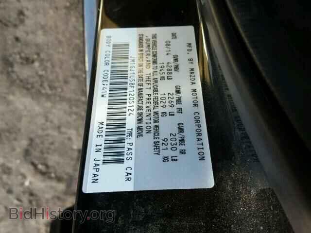 2015 MAZDA 6 - VIN: JM1GJ1U58F1205124 - Фото 10
