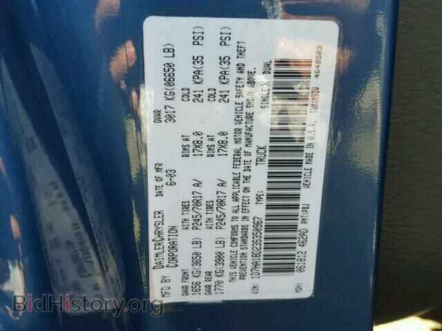 2003 DODGE RAM 1500 - VIN: 1D7HA18D23S350967 - Фото 10