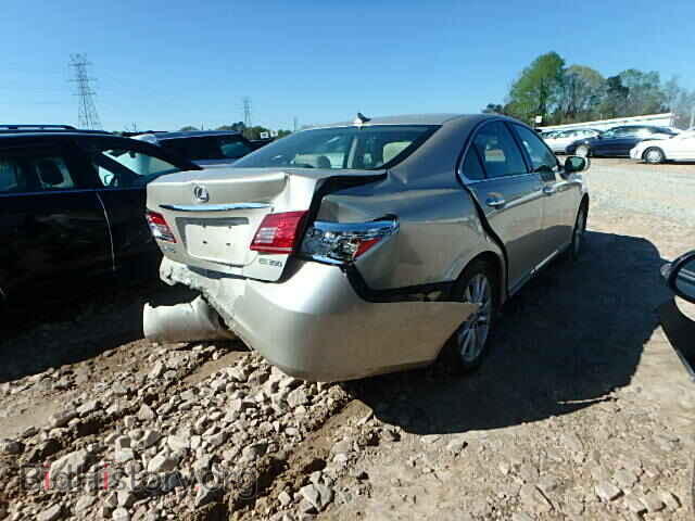 2010 LEXUS ES350 - VIN: JTHBK1EG8A2384533 - Фото 4