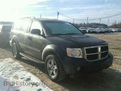 2008 Dodge DURANGO Durango SL, черный — VIN 1D8HB48258F100681, Copart
