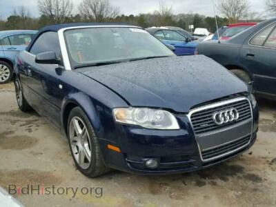 2007 Audi A4 A4 Cabriol, blue — VIN WAUDF48H67K027748, Copart