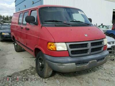 2003 Dodge RAM VAN RAM Van B2, red — VIN 2D7JB21YX3K511657, Copart