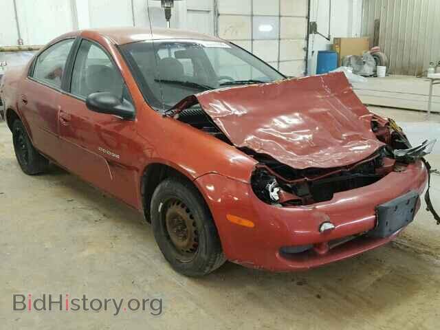 Фотография 1B3ES46C2YD593438 - DODGE NEON 2000