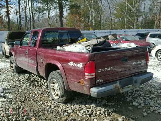 2003 DODGE DAKOTA - VIN: 1D7HG12X93S190961 - Фото 3