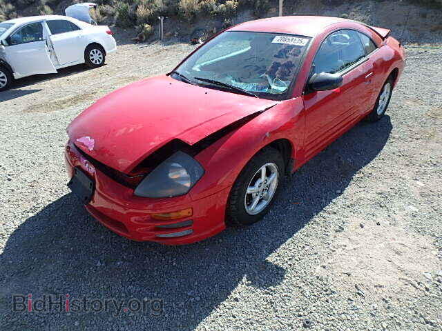 2002 MITSUBISHI ECLIPSE - VIN: 4A3AC34G82E100256 - Фото 2