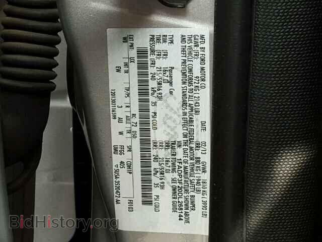 2013 FORD FOCUS - VIN: 1FADP3F20DL268144 - Фото 10