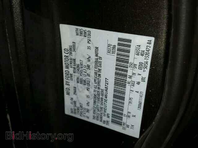 2006 FORD EXPLORER - VIN: 1FMEU73E46UA87277 - Фото 10