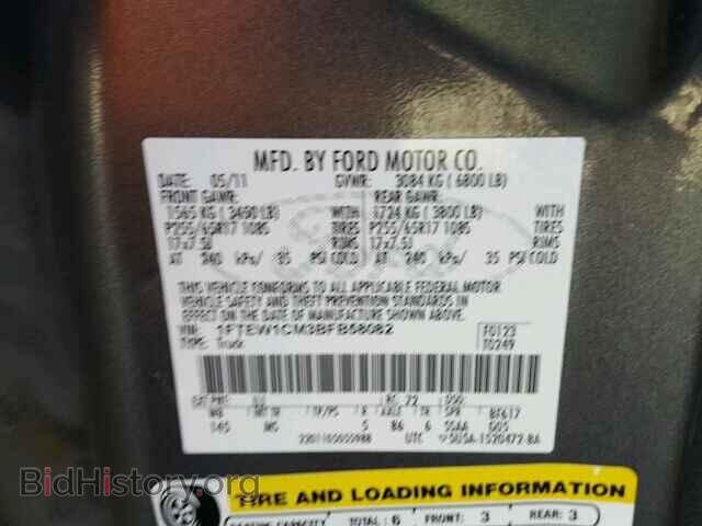2011 FORD F150 - VIN: 1FTEW1CM3BFB58082 - Фото 10