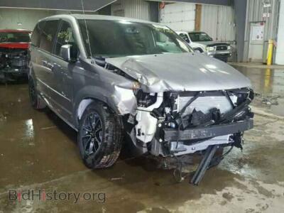 2016 Dodge CARAVAN Grand Cara, silver — VIN 2C4RDGCG7GR389605, Copart