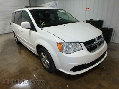 2011 Dodge CARAVAN Grand Cara, белый — VIN 2D4RN3DGXBR656641, Copart