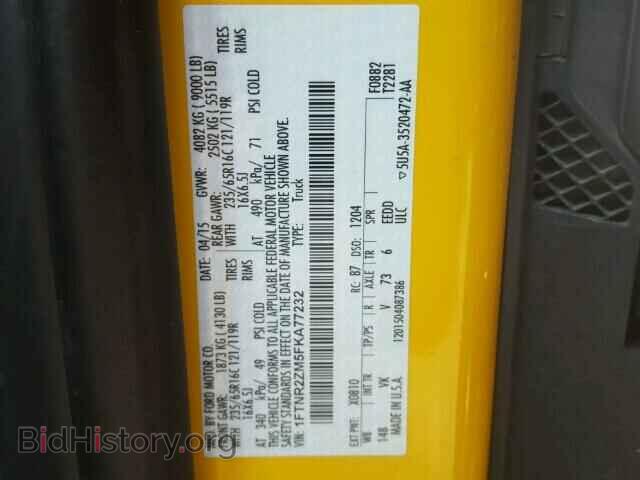 2015 FORD TRANSIT CO - VIN: 1FTNR2ZM5FKA77232 - Фото 10