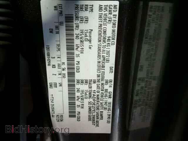 2014 FORD FOCUS - VIN: 1FADP3E27EL390857 - Photo 10