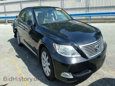 2007 Lexus LS460 LS 460, черный — VIN JTHBL46F675030506, Copart