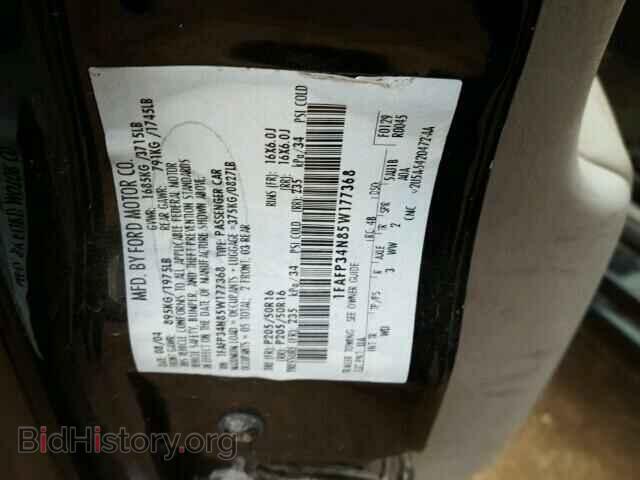 2005 FORD FOCUS - VIN: 1FAFP34N85W177368 - Фото 10