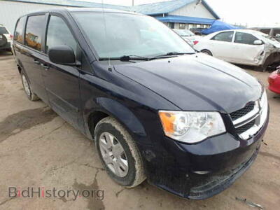 2013 Dodge CARAVAN Grand Cara, синий — VIN 2C4RDGBG9DR659298, Copart