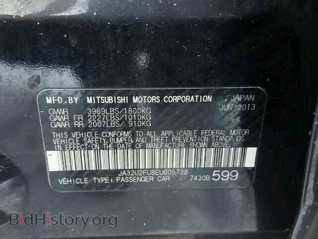 2014 MITSUBISHI LANCER - VIN: JA32U2FU8EU005738 - Фото 10