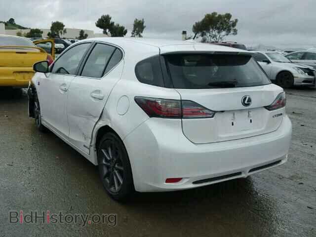 2012 LEXUS CT 200 - VIN: JTHKD5BHXC2080914 - Фото 3