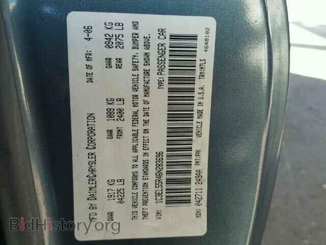 2006 CHRYSLER SEBRING - VIN: 1C3EL55R46N283696 - Фото 10