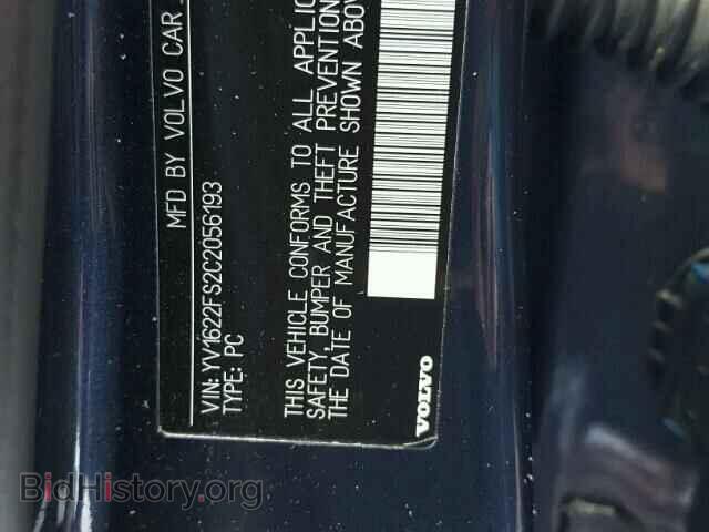 2012 VOLVO S60 - VIN: YV1622FS2C2056193 - Фото 10