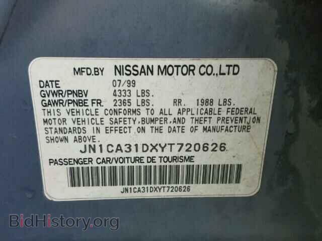 2000 NISSAN MAXIMA - VIN: JN1CA31DXYT720626 - Фото 10