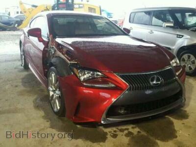 2016 Lexus RC RC 200t, red — VIN JTHHA5BC3G5002132, Copart