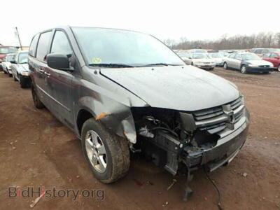 2010 Dodge CARAVAN Grand Cara, gray — VIN 2D4RN4DE9AR196259, Copart