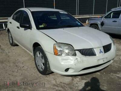 2005 Mitsubishi GALANT Galant DE, white — VIN 4A3AB26F55E028194, Copart