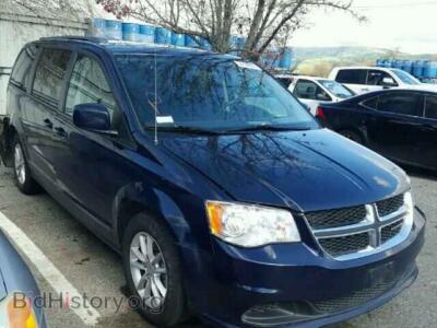 2014 Dodge CARAVAN Grand Cara, blue — VIN 2C4RDGCG9ER181979, Copart