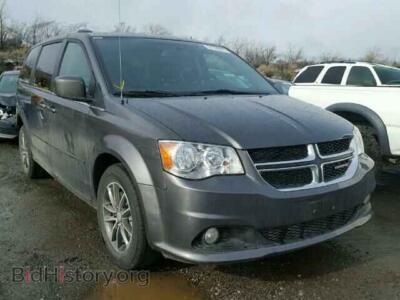 2017 Dodge CARAVAN Grand Cara, серый — VIN 2C4RDGCG1HR589333, Copart