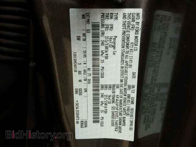 2014 FORD FOCUS - VIN: 1FADP3F2XEL149762 - Photo 10
